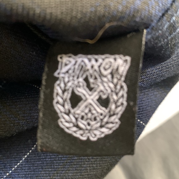 DIXXON Blue and Black Plaid Casual Button Down Shirt - Picture 9 of 10